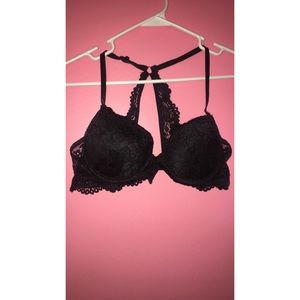 Black Lace Push-Up Bra